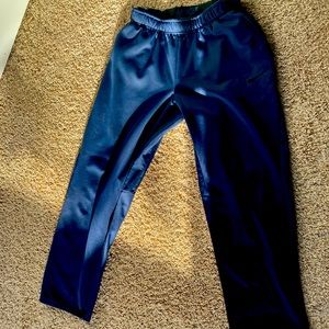 Men’s Large Nike drifit sweatpants, Navy Blue
